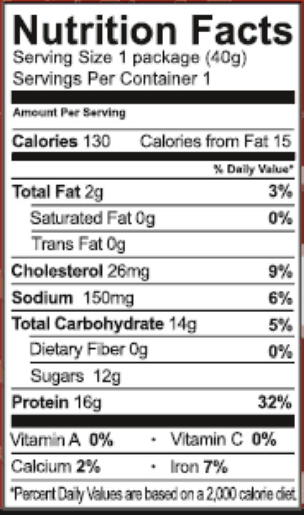 Damn Good Beef Jerky - Wholesale Jerky - 1.4 oz Barbeque Beef Jerky2