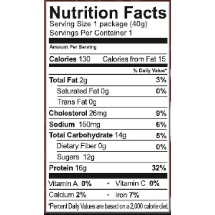 Damn Good Beef Jerky - Wholesale Jerky - 1.4 oz Barbeque Beef Jerky2