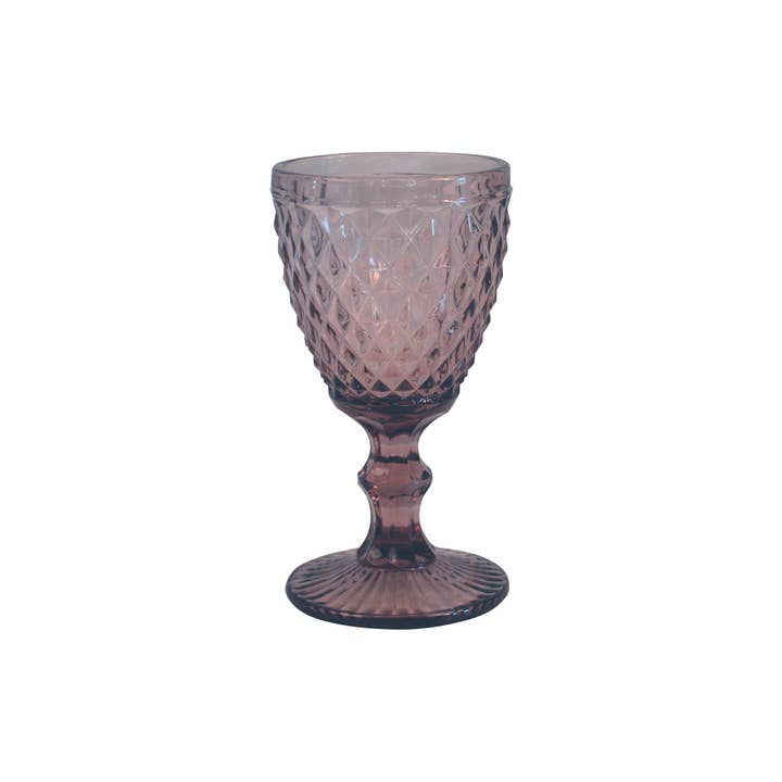 Wine glass - 20 cl - Diamond lilac for wholesale by Sibo Homeconcept