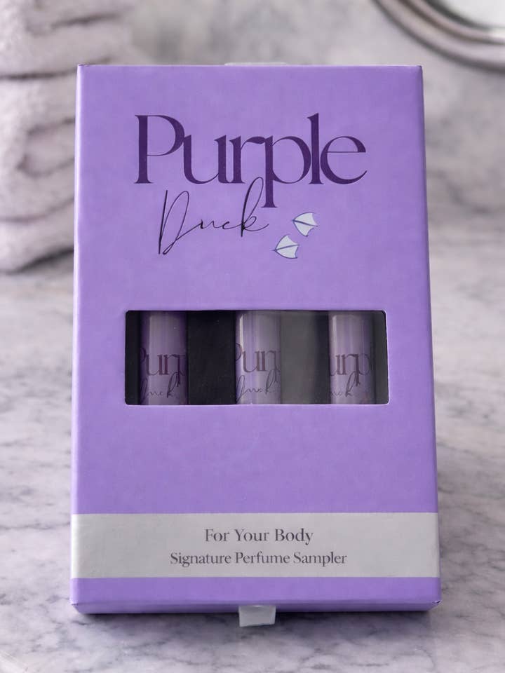 Clean Perfume Discovery Set – Luxury Fragrance Sample 3-Pack for wholesale by Purple Duck
