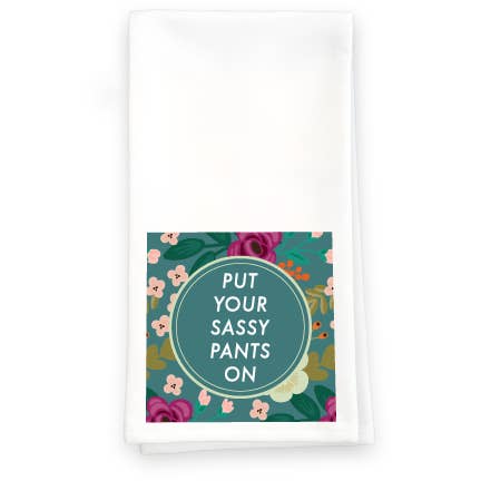 Sassy Pants - Towel for wholesale by Paisley & Parsley