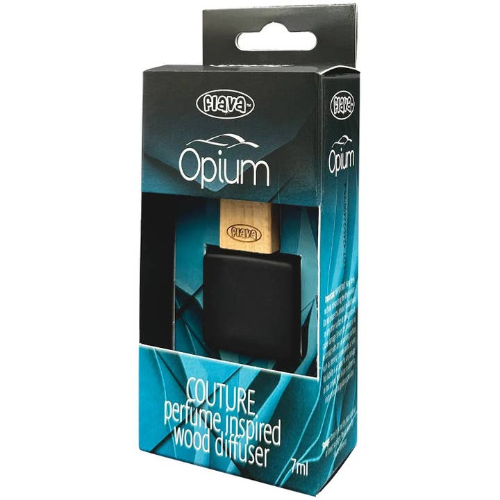 Flava Couture Wood Car Air Freshener - Opium for wholesale by Flava Car Scents