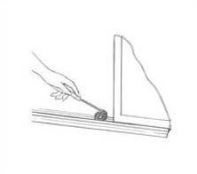 Brushtech – Engroshandel Rengøringsbørste – GLIDENDE VINDUE & BRUSER DØR SPOR RENERE2