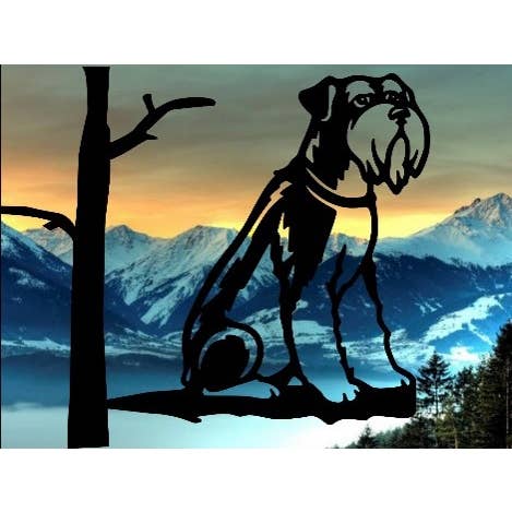 Schnauzer 15X15 for wholesale by PDR Metal Art and Fab