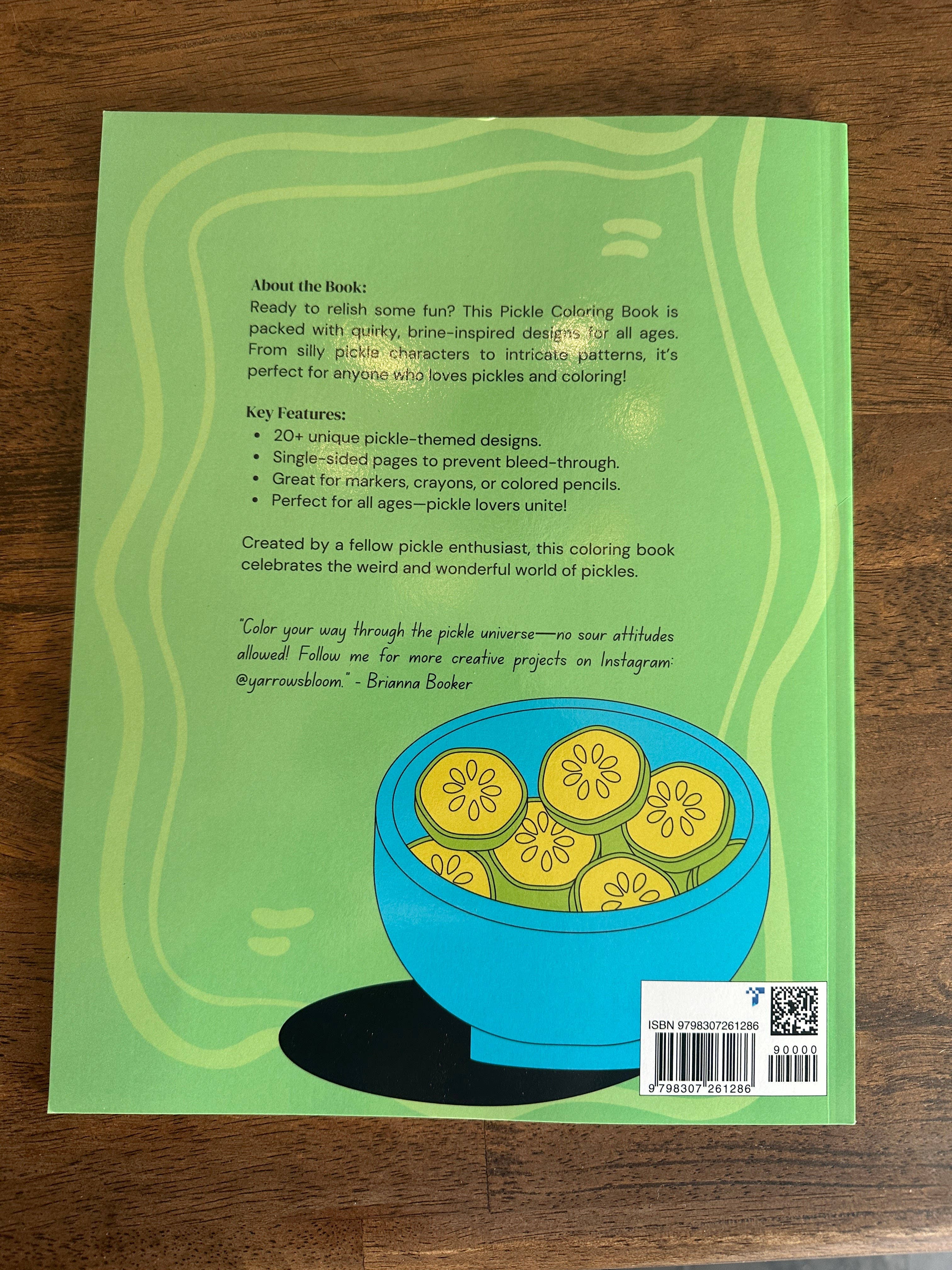 Yarrows Bloom - Wholesale Coloring & Activity Book - Kids & Baby - Pickle Fun Coloring Book – Food-Themed Kids' Activity2