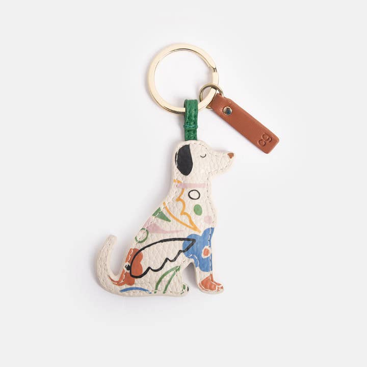 Caroline Gardner - Wholesale Keychain - Women's - Abstract Botanical Labrador Keyring