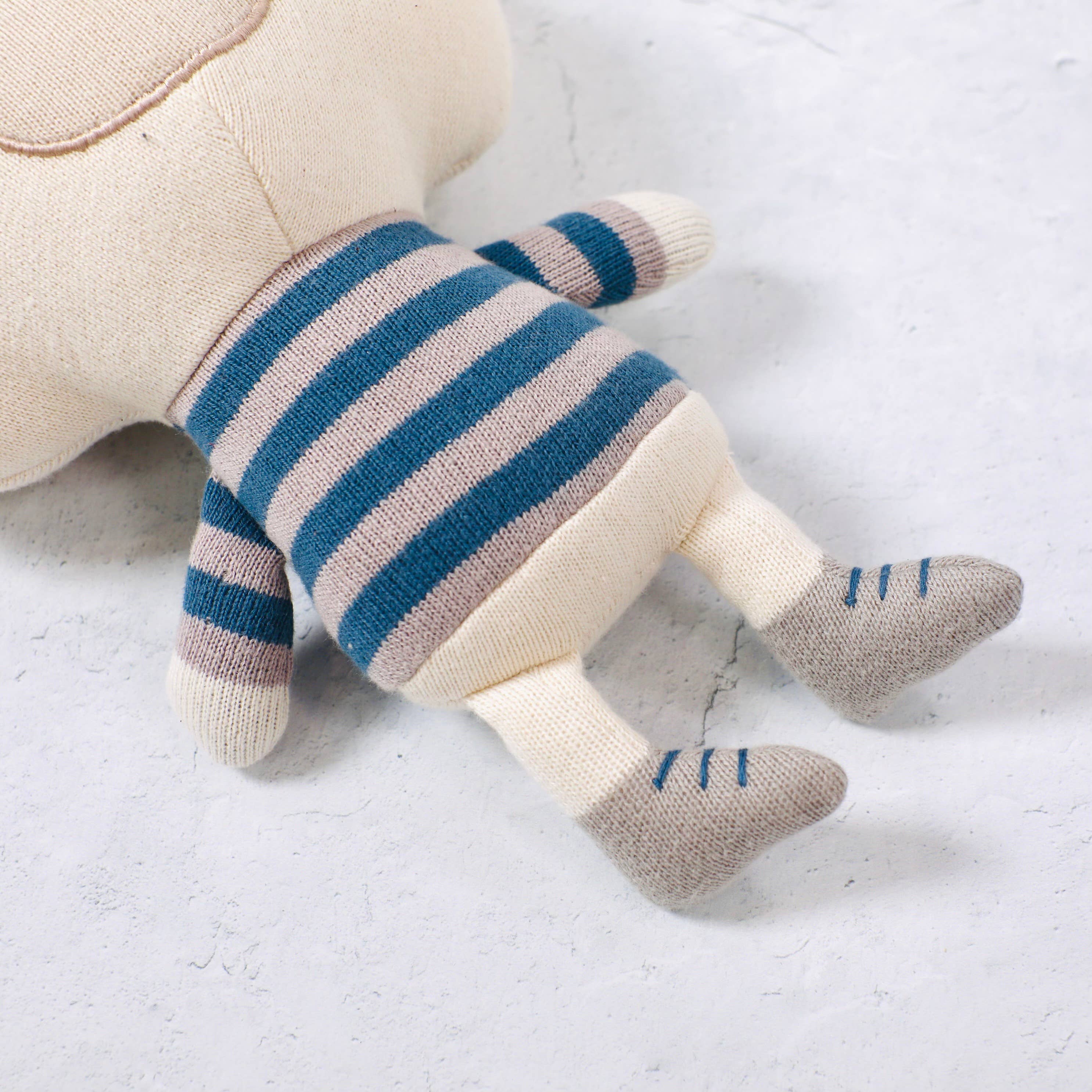 Viverano Organics - Wholesale Stuffed/Plush Toy - Kids & Baby - Frankie Bear Organic Cotton Knit Stuffed Animal Baby Toy5