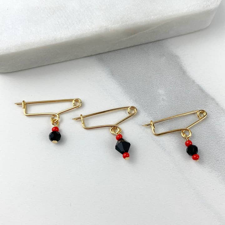 Luxus Accessories - Venta al por mayor Juegos de joyas - Joyería de protección para bebés azabache rellena de oro de 18 k