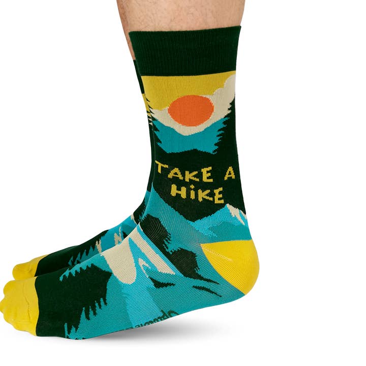 Take a Hike Socks - M/L (Men) for wholesale by Uptown Sox