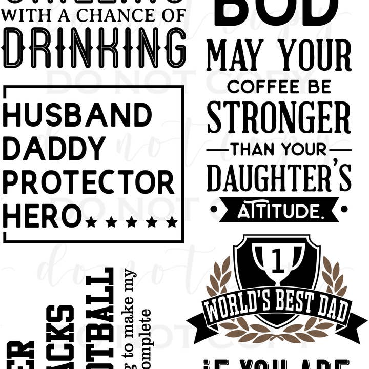 Men Pre-Made Sheet for wholesale by 403 Designs