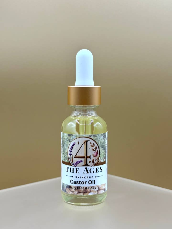 Økologisk ricinusolie for engroshandel hos 4 The Ages Skincare