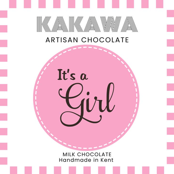 Kakawa Artisan Chocolate & Co Ltd - Wholesale Chocolate box - It's A Girl - Build your own mini bloc box