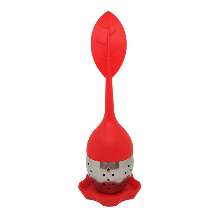 Natural'sace - Wholesale Theevergiet/infuser - Roestvrijstalen en siliconen thee-infuser (model nr. 1) met gravure