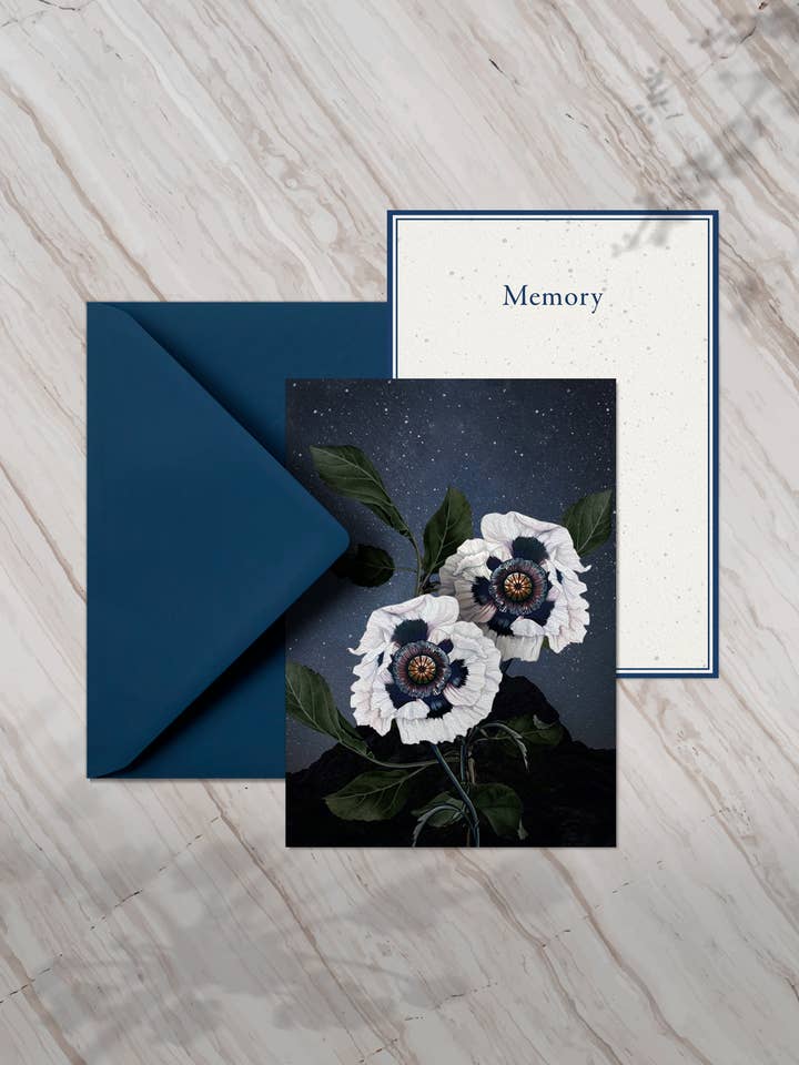 LIGHT | Memória - cartão de saudação A5 com envelop por atacado de Hills & Field