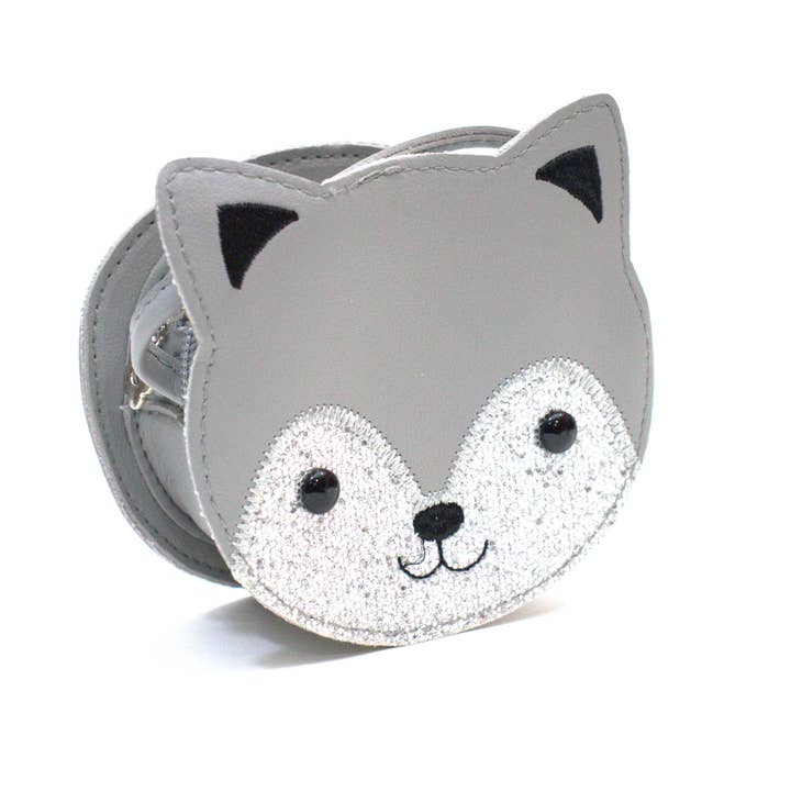 Yuko B - Wholesale Crossbody Bag - Kids - Animal shoulder bag for children - Gaspard Grey