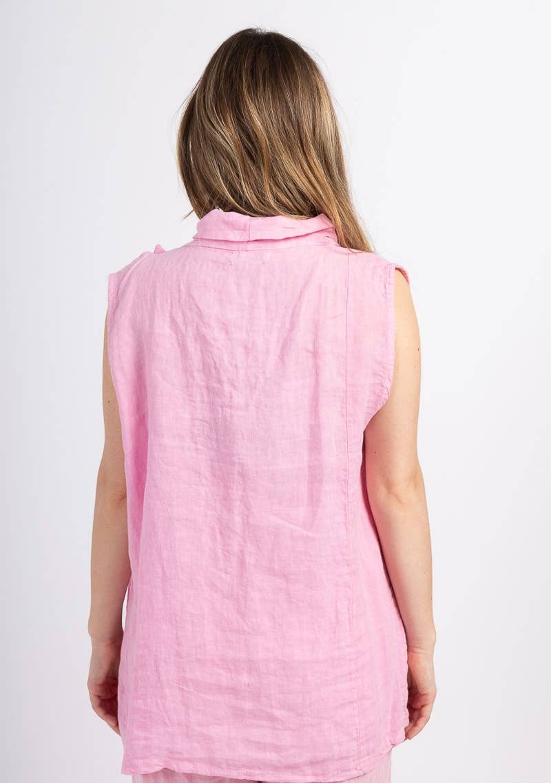 LINEN & COTTON HOUSE – Großhandel Oberbekleidungsweste – Damen – WESTE AUS LEINEN 5172 BESTSELLER FRÜHLINGS- UND SOMMERKLEIDUNG 37