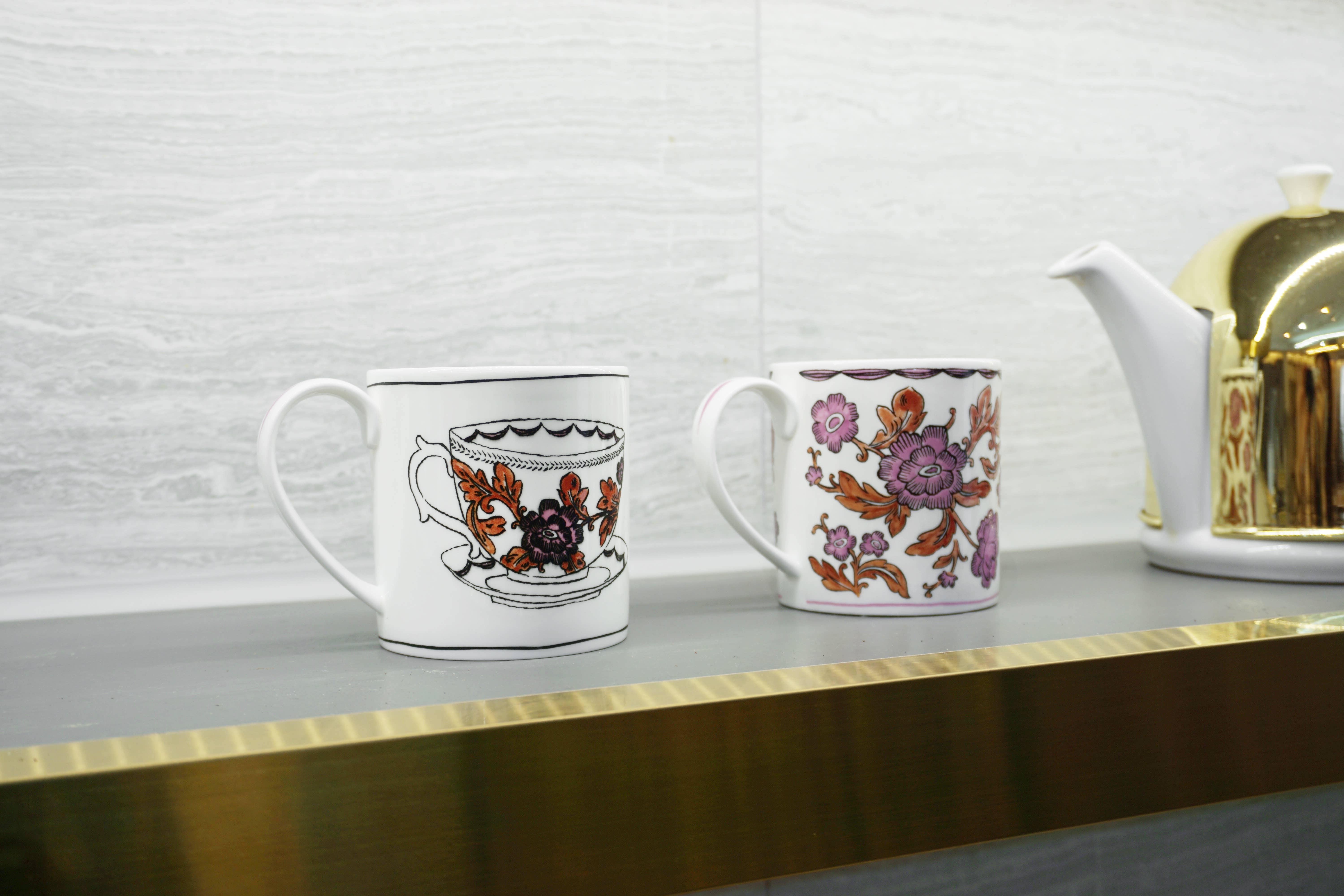 Twig NY - Vendita all'ingrosso Tazza - Heritage - Rosa Rugosa - Tazza Blooming Ver.5