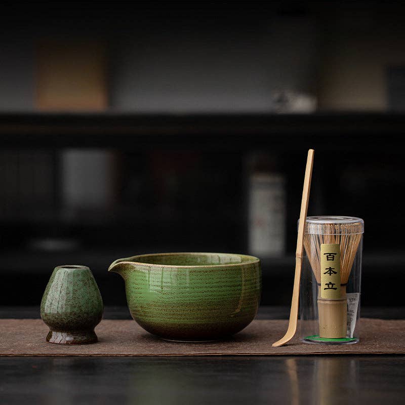 Gohobi （We cover U.S. import duties） - Wholesale Tea Set - Gohobi Ceramic Matcha Set 0091