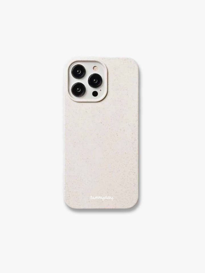 Milk White Plant-based Pretty iPhone Case for wholesale by SUNNYDAY