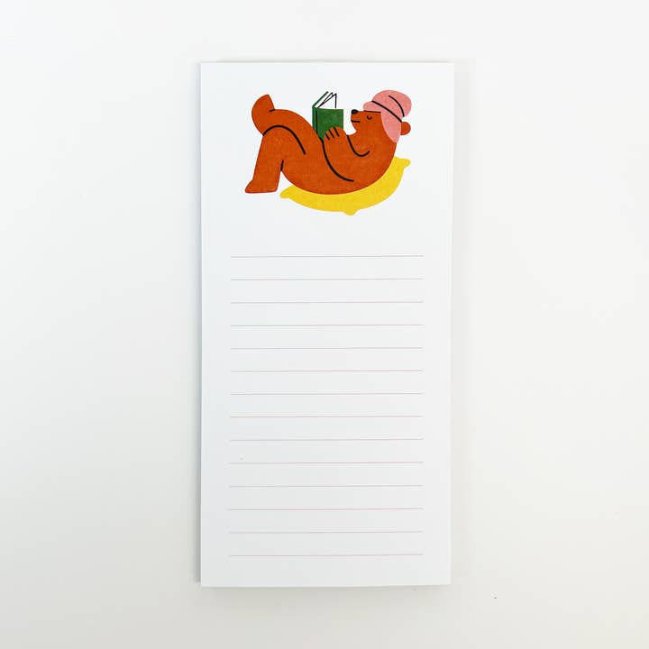 Taccuino Orso Lettore – Taccuino a righe per Amanti dei Libri per la vendita all'ingrosso da parte di Sungy Side Up