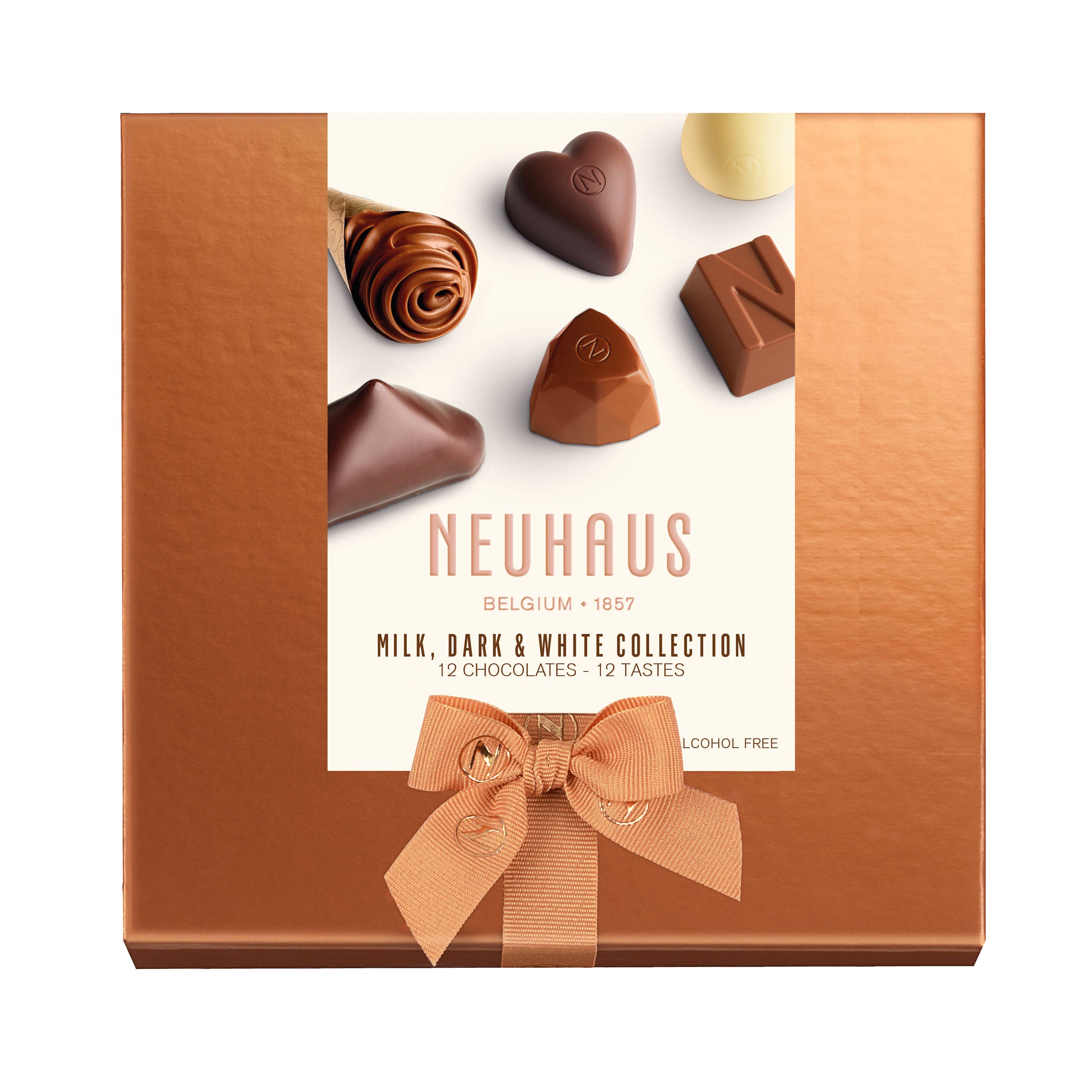 Neuhaus - Wholesale Chocolate Box - Neuhaus Discovery Collection Milk Dark White - 12 Pieces1