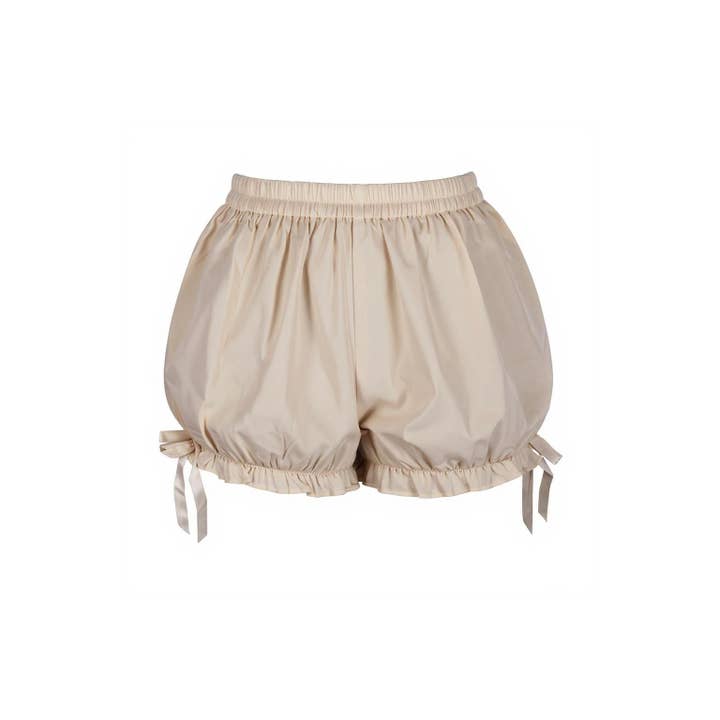 Beige Crepe Bloomers for wholesale by Daisy Corsets
