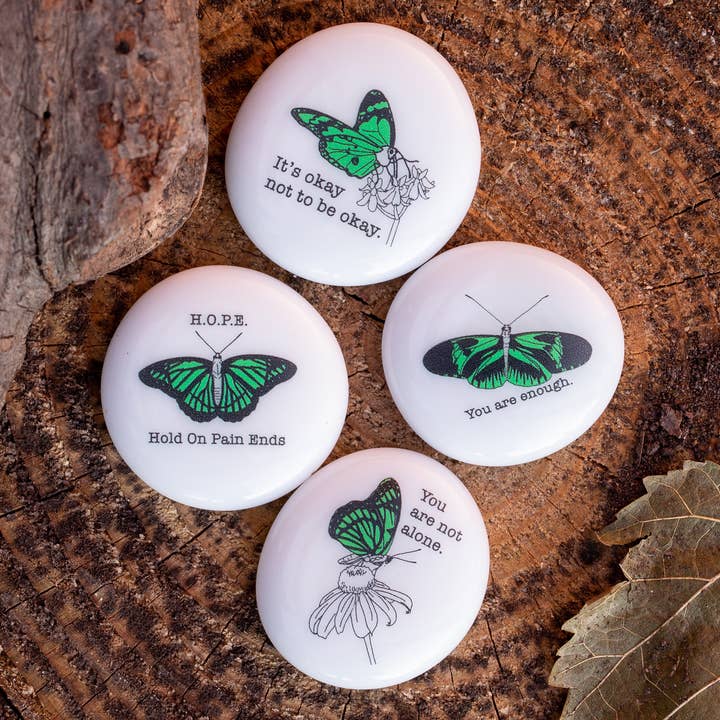SHOPGIVECOURAGE - Wholesale Spiritual Stone/Crystal - Suicide Prevention Imprinted Word Stones
