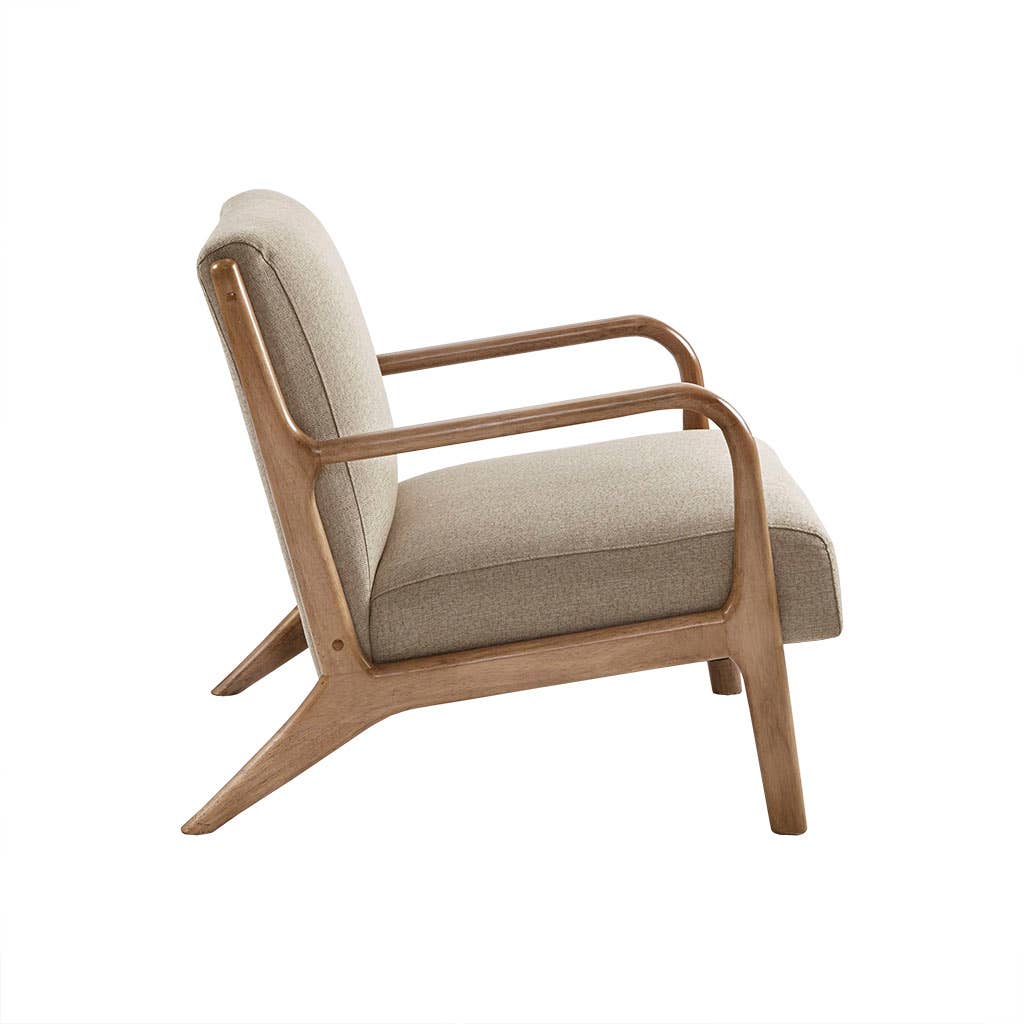 Olliix - Wholesale Chair - Scandinavian Elm Wood Taupe Lounge Chair *2