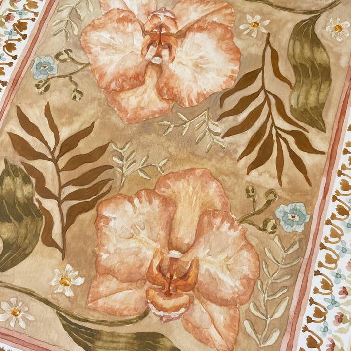 Lindsey Wells Art - Wholesale Art Print - Mirrored Orchids Art Print1