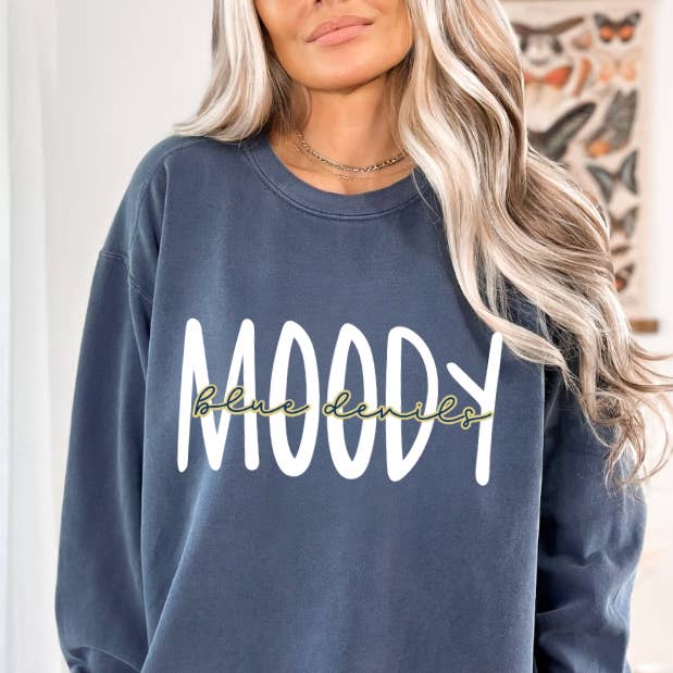 Sudadera de Equipo Espíritu Camiseta-Negrita|Cursiva para venta al por mayor de The Ruffled Rhino