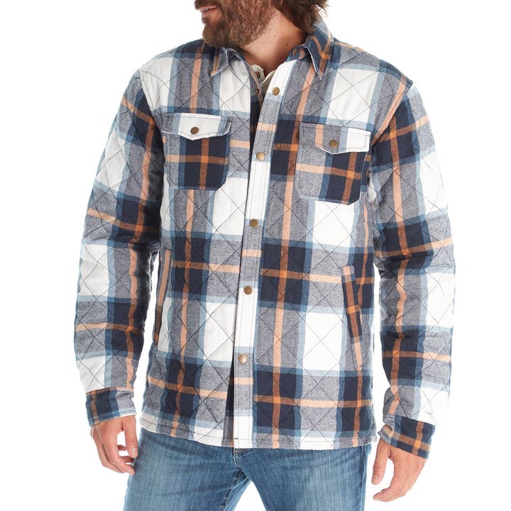 PX - Wholesale Jacket - Men's - Noel Quilted Flannel Jacket
