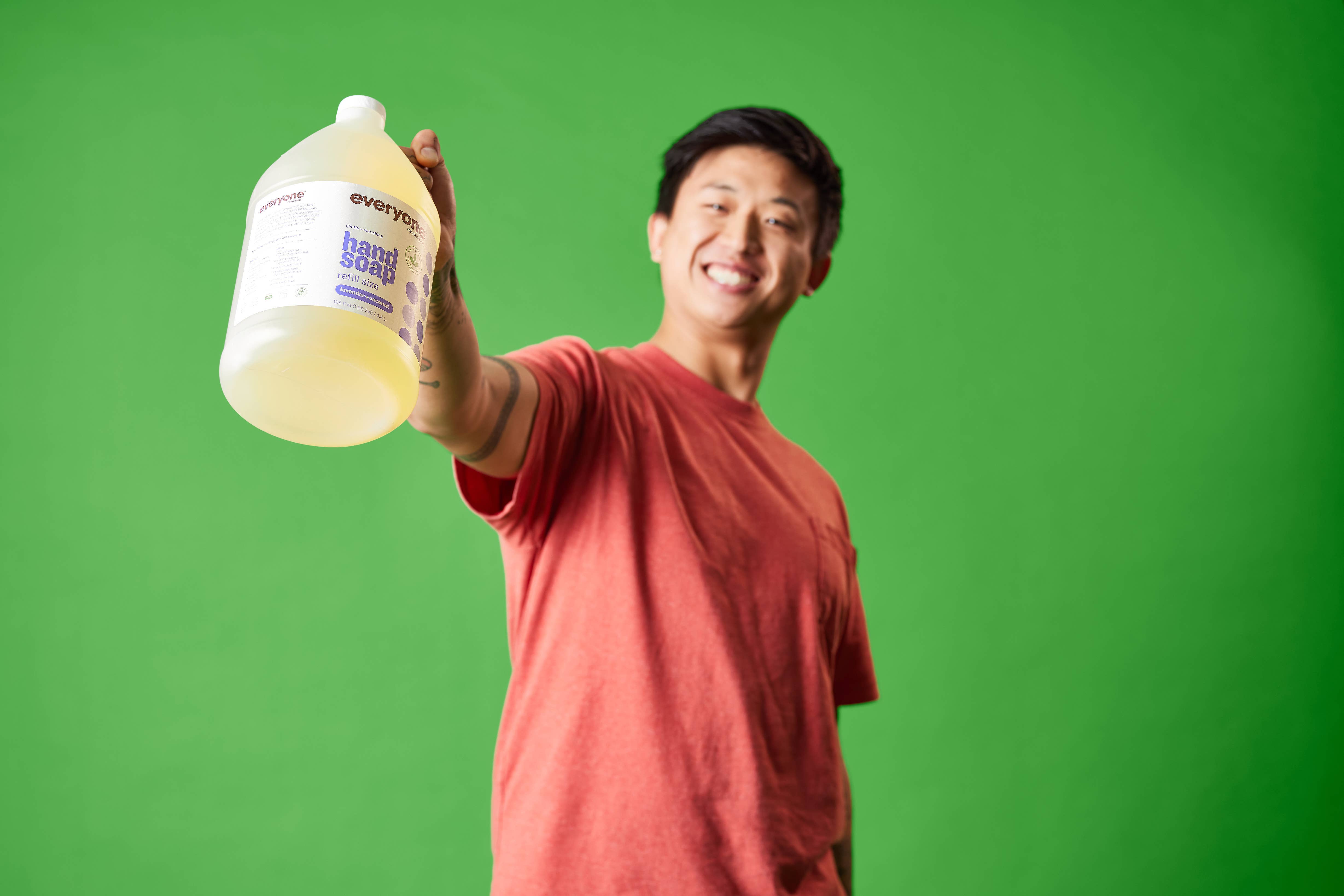 EO + Everyone - Wholesale Hand Soap/Wash - Lavender + Coconut Hand Soap Gallon- case pack of 4 2