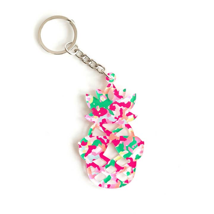 Tootie Fruity Pineapple Keychain for wholesale by Viv&Lou