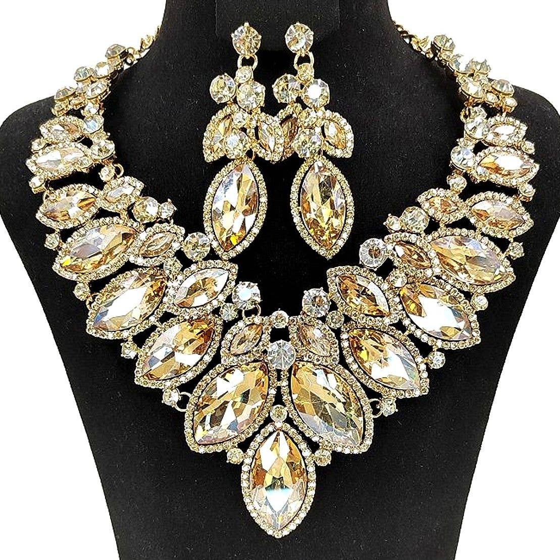 Diacly - Wholesale Jewelry Set - Cloud Oblong Shape Big Chunky Set3