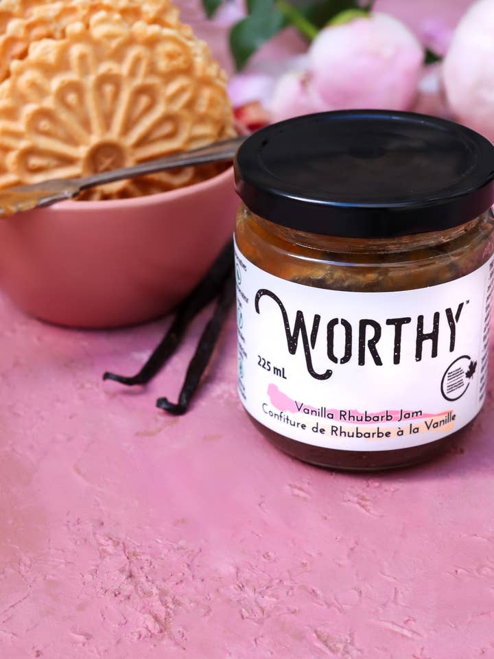 Geléia de ruibarbo de baunilha por atacado de Worthy