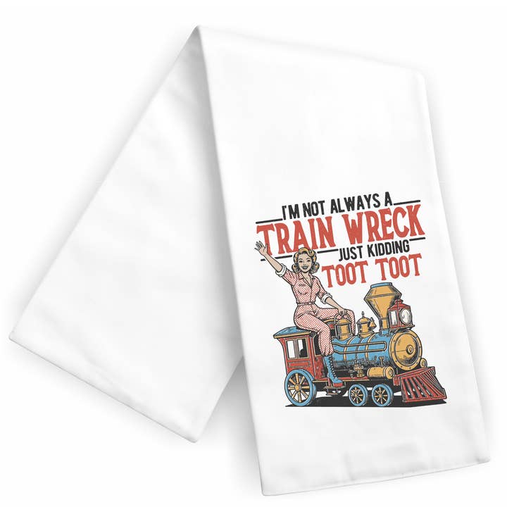 Vintage Snark Tea Towel – “Do You Have Any F*cks?” for wholesale by Maple Leaf Market