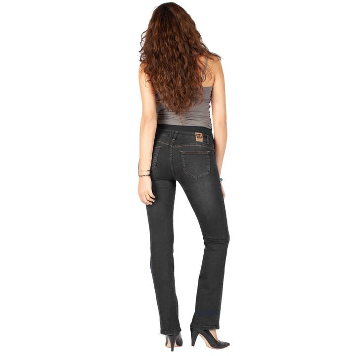 Reduce - Wholesale Jeans - Maternity - Black Boot Cut Maternity Jeans1