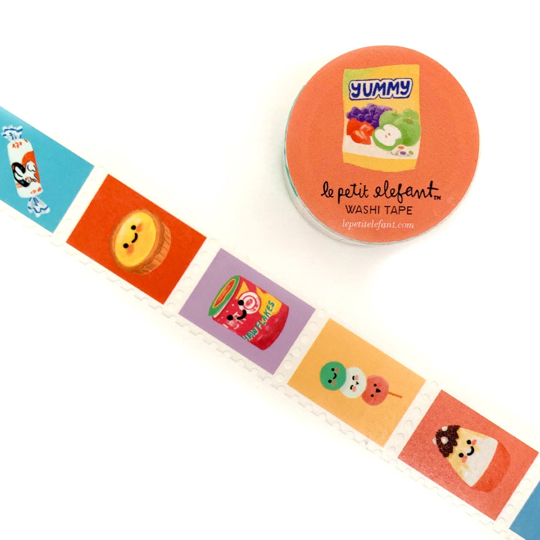 Le Petit Elefant - Wholesale Washi Tape - Asian Desserts Stamp Washi Tape3