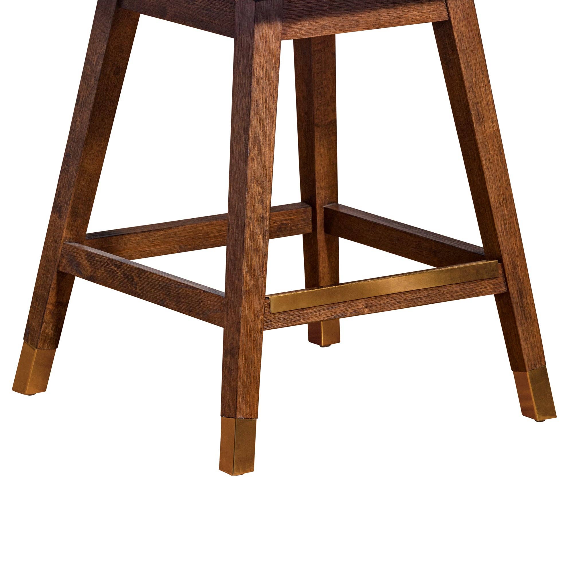 Armen Living - Wholesale Stool - Isabella Modern Upholstered Wood Swivel Barstool14