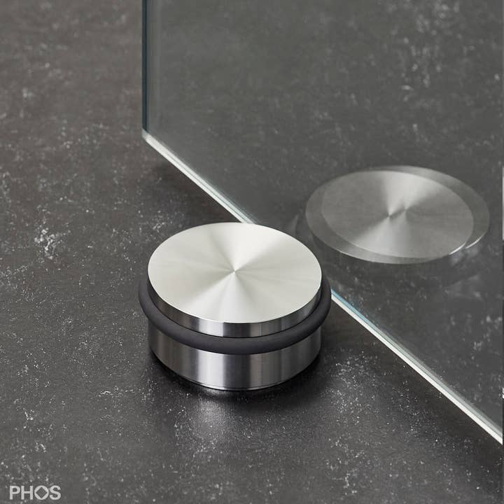 PHOS Design GmbH - Wholesale Door Stop - Free-standing floor door stopper door buffer 0.9 kg, Ø70 mm2