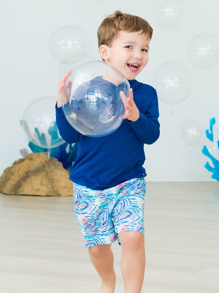 Blue Boys Seaside Surfer Swim Trunks
for wholesale on Faire3