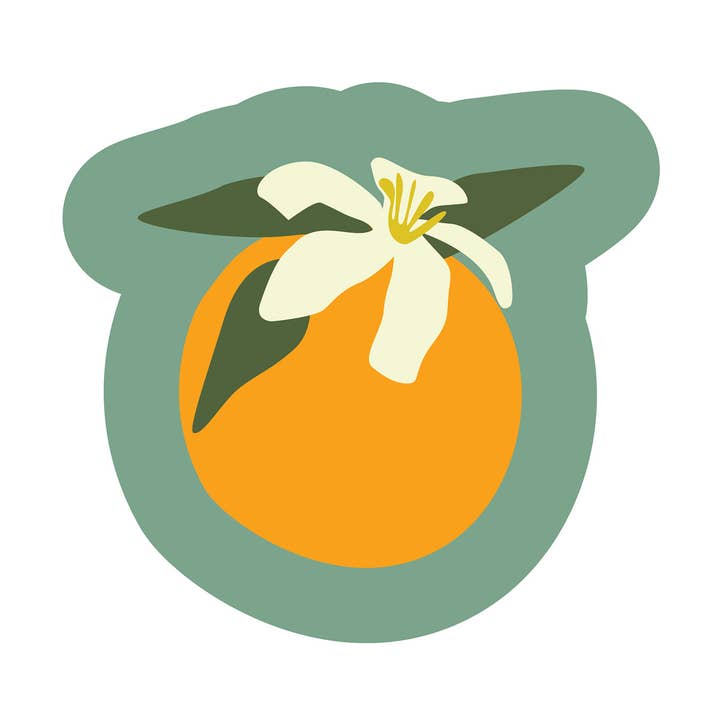 Autocollant Orange Cutie pour la vente par Kristin Cronic Studio