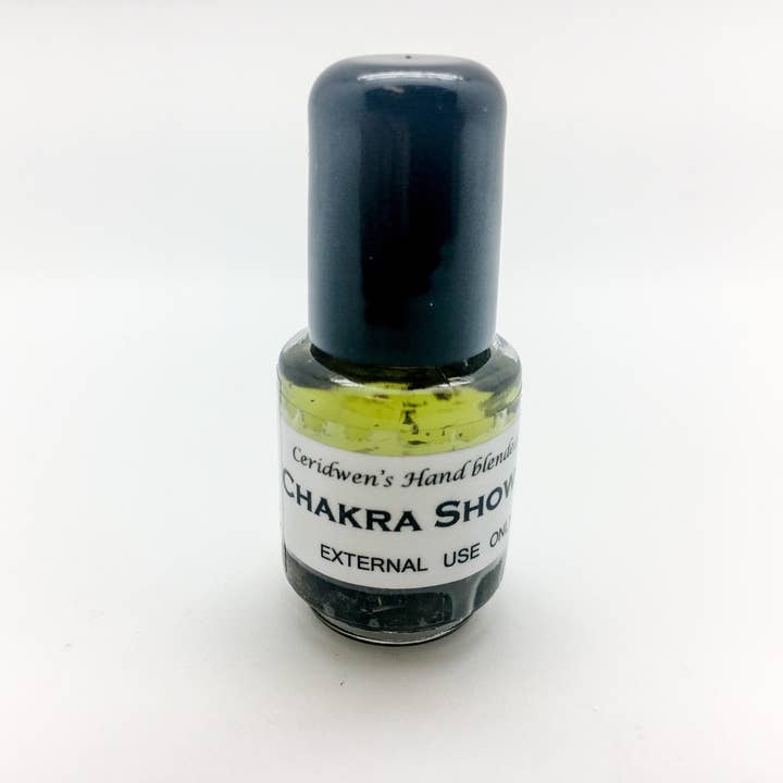Chakra Showers Oil - balance. cleanse, strengthen chakras for wholesale by Ceridwen’s