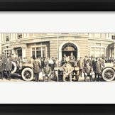 Art encadré Pompiers de Gary 1914 Décoration murale 18x24 Œuvre d'art pour la vente par Modern Memory Design Picture Frames