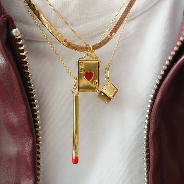 Mod + Jo - Wholesale Individual Charm/Pendant - Tory Playing Card Charm3