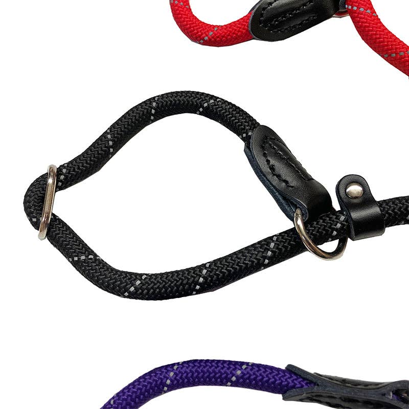 Miro & Makauri – wholesale Pet leash – Dog – Slip Lead for Dogs with Figure 8 Training Aid - Miro & Makauri  "REGULAR GRIP" Reflective Thread1