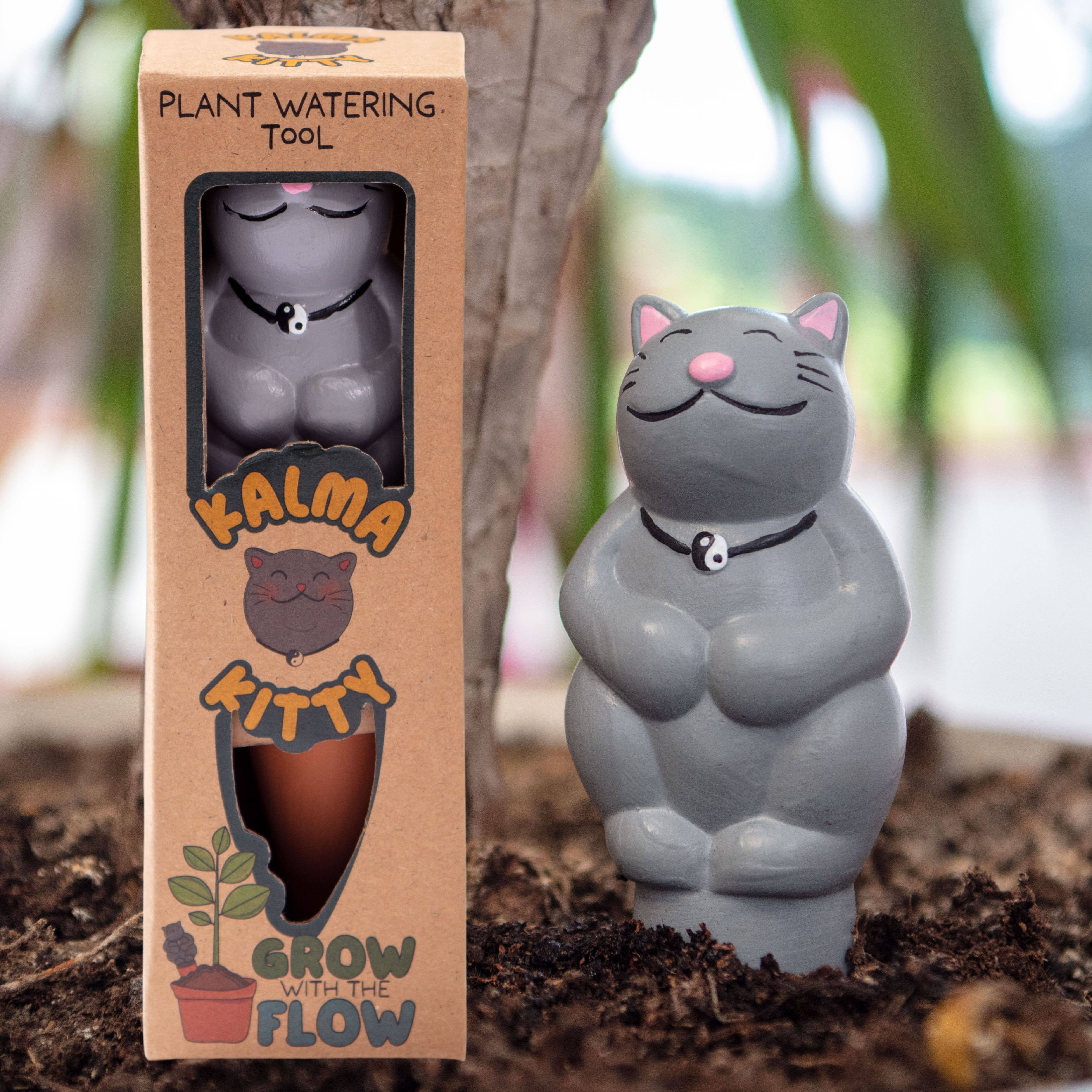 Boxer Gifts – wholesale Garden tool – Grow with the Flow Kitty - Indoor House Plant Accessories0