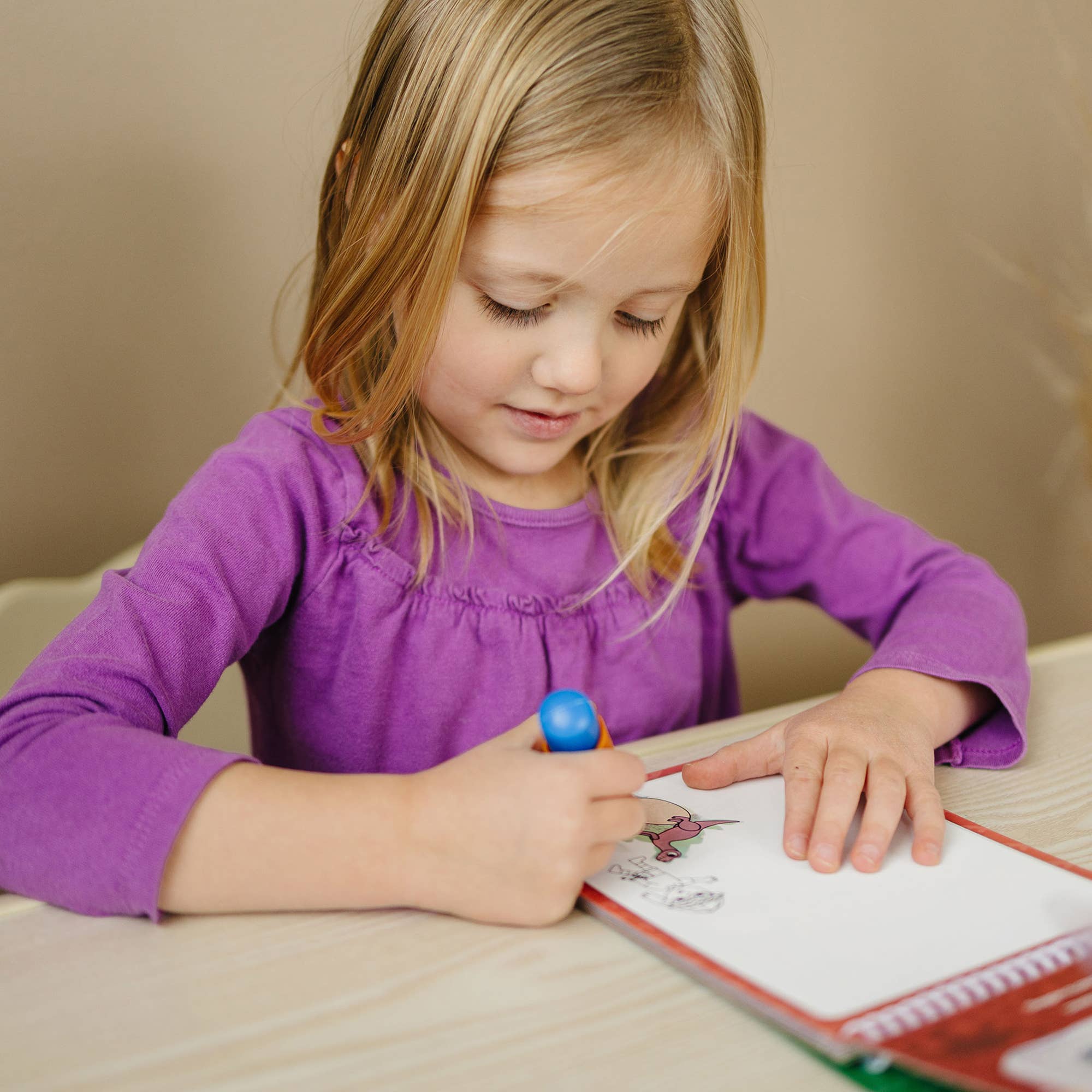 KangaToys - Wholesale Coloring & Activity Book - Kids & Baby - Dinosaur Families Aqua Brush Color with Water Book, Reusable2