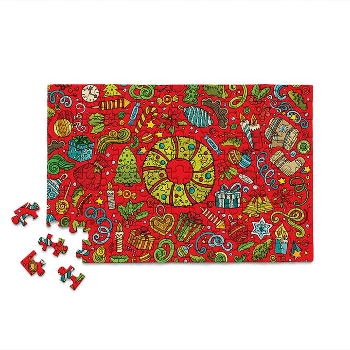 Micro Puzzles - Vente Puzzle – adulte - Vacances - Mini puzzle Décorez les couloirs Noël2
