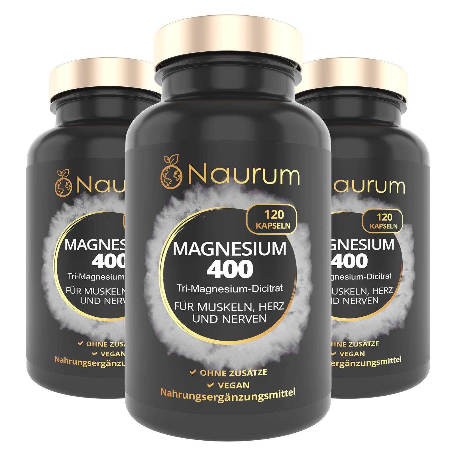 Naurum - Wholesale Voedingssupplement/vitamine - MAGNESIUM 400 - Premium tri-magnesiumdicitraat5